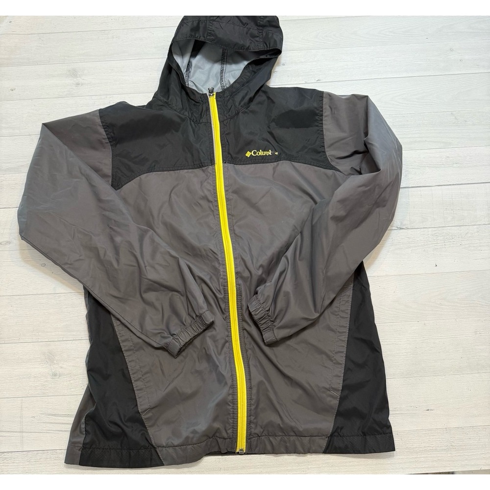 Columbia Boys' Glennaker windbreaker Rain Jacket grey black youth XLβ 18/20